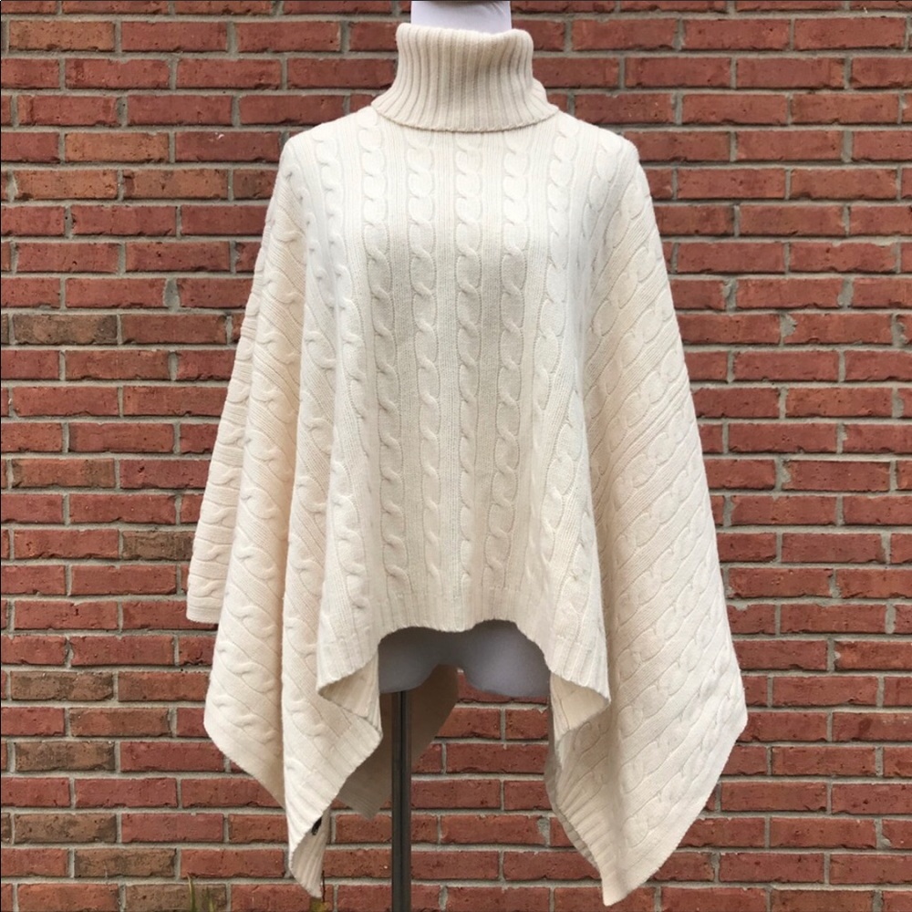 Ralph Lauren Sport Blue Label Turtleneck Poncho